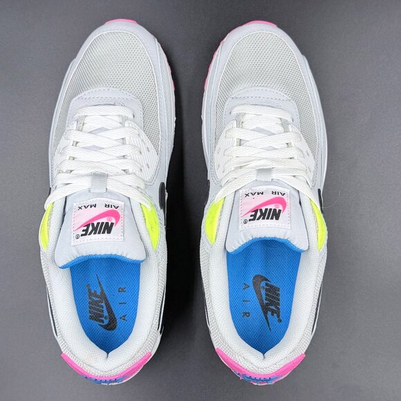 Nike Air Max 90 'Grey Neon' - Picture 2 of 9